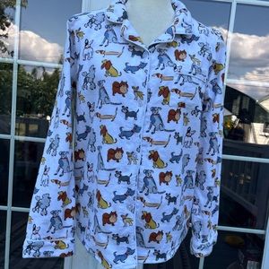 The Company Store Cotton Pajama Top. 14-16